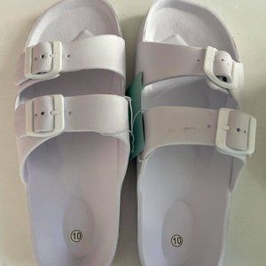 NWT- Women's Sandals in White